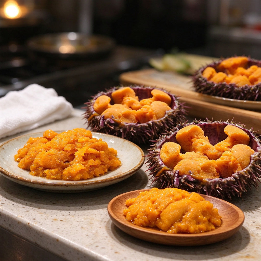 Fresh-Frozen Sea Urchin Roe in Shell