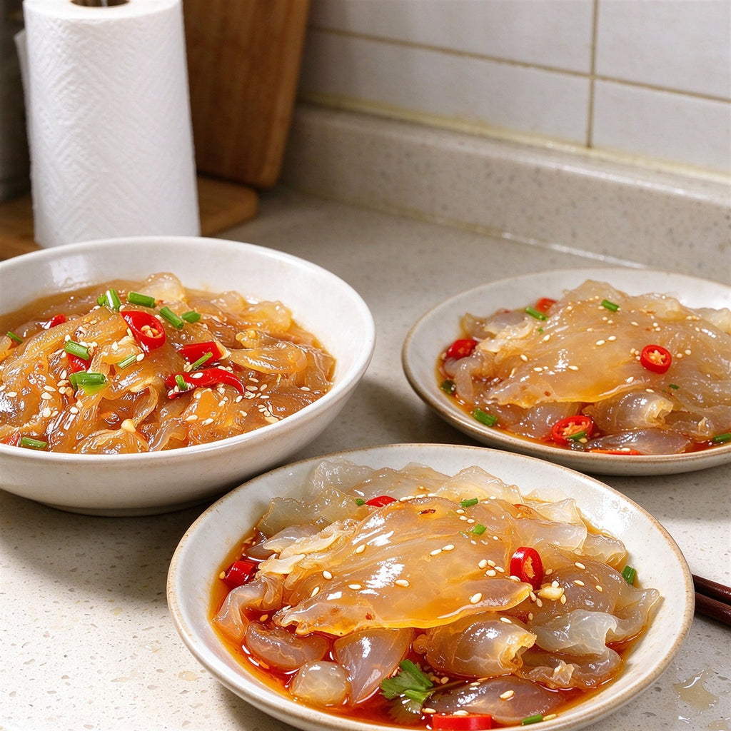 Fresh-Frozen Chilled Jellyfish Slices